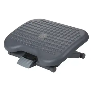 Foot rest Q-Connect KF17982 — ergonomic under-desk foot support, non-slip surface