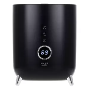 Adler AD 7972 Humidifier, 23 W, Water tank capacity 4 L, Suitable for rooms up to 35 m², Ultrasonic, Humidification capacity 150-300 ml/hr, Black