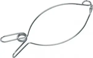 GEFU VOLTE G-11300 set of 6 meat twine clips — stainless steel kitchen accessory