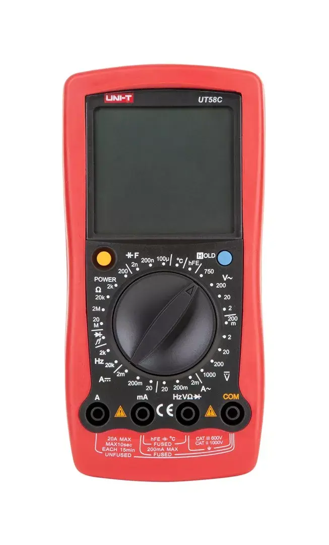 Universāls digitālais multimetrs UNI-T UT58C ar