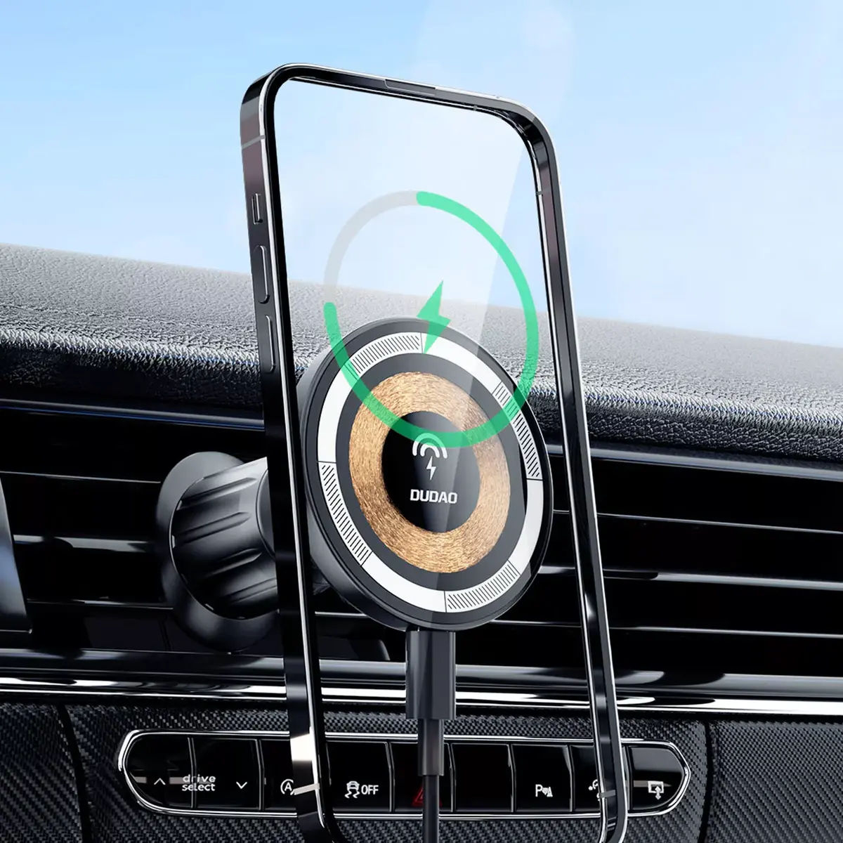 DUDAO F12MAX Wireless Charger Car Holder Photo 7