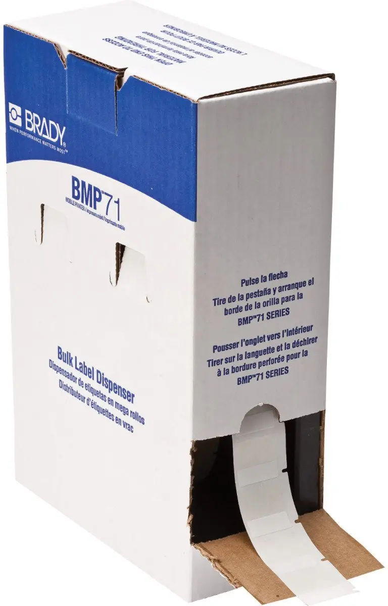 Brady BM-19-427 vinyl self-laminating cable label Photo 2