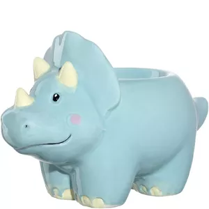 Egg cup LEONARDO Bambini Aventura — ceramic, blue/white, 80×100×80 mm