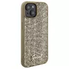 GUESS phone case for Apple iPhone 15 — HC PU Disco Script Metal Photo 4