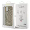 GUESS phone case for Apple iPhone 15 — HC PU Disco Script Metal Photo 8