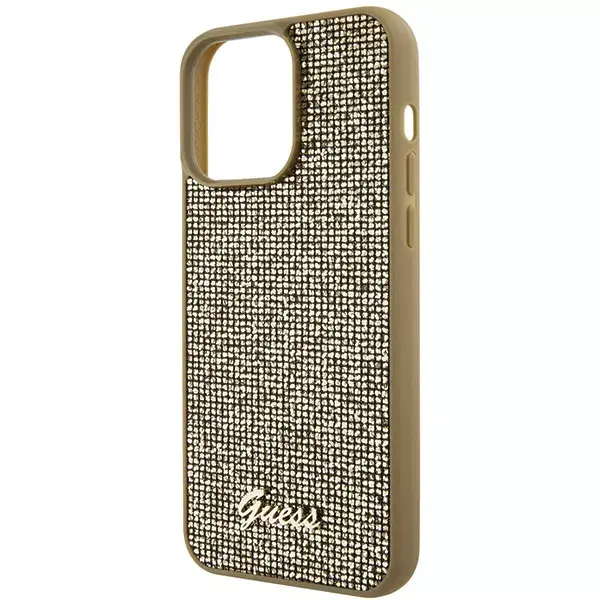 Hard case GUESS for iPhone 15 Pro Max — Gold Disco Photo 6