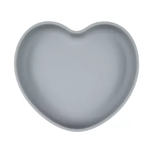 CANPOL BABIES Silicone suction plate HEART, 6m+, 80/309_blu