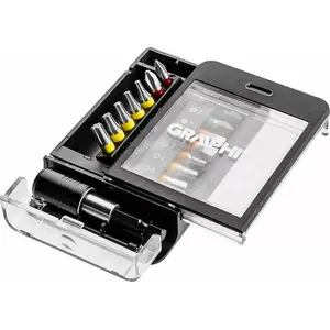 Screwdriver bit set GRAPHITE 56H616 — 15 pieces, assorted bits for screws