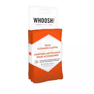 Iekārtu tīrīšanas salvetes WHOOSH! Tech Cleaning Cloths Mobilais telefons Oranžs