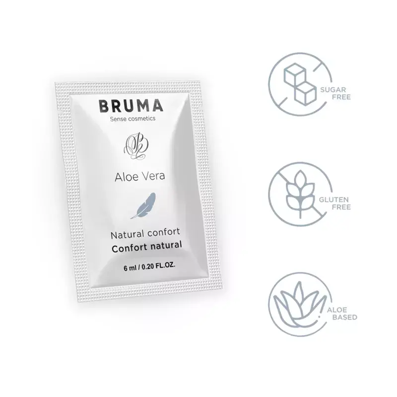 Masāžas gēls BRUMA ar alveju 6 ml Photo 2