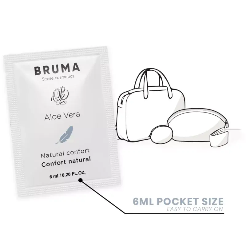 Masāžas gēls BRUMA ar alveju 6 ml Photo 3