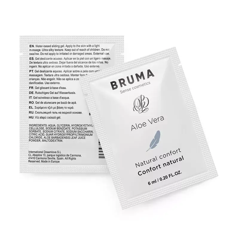 Masāžas gēls BRUMA ar alveju 6 ml Photo 6