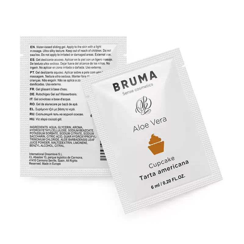 BRUMA Slīdēšanas gels Aloe Vera Cupcake 6 ml Photo 6