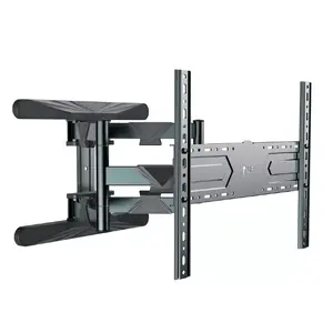 Wall TV mount Gembird WM-80ST-01 Steel for 40–80" screens, 50 kg, VESA 100×100–600×400, tilt & swivel