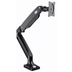 Monitor mount GEMBIRD MA-DA1-03 for 17–35" screens, 10 kg, VESA 75x75–100x100, clamp/grommet, black