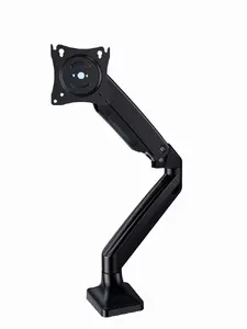 Monitor mount GEMBIRD MA-DA1-03 for 17–35" screens, 10 kg, VESA 75x75–100x100, clamp/grommet, black