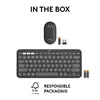 Bezvadu tastatūras un peles komplekts Logitech Pebble 2 Photo 10