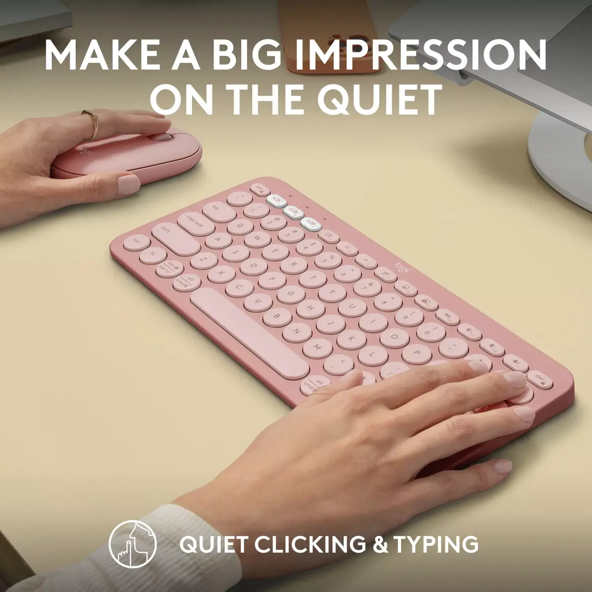 Logitech Pebble 2 Combo Bezvadu Tastatūra Pele Photo 10