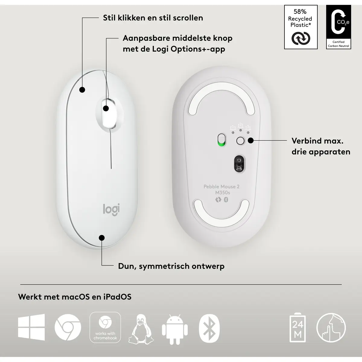 Мышь Logitech M350S Photo 17