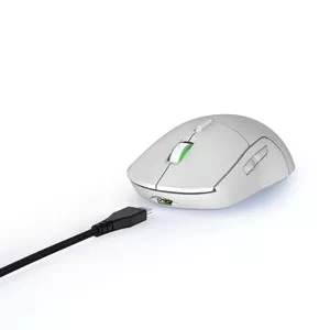 Spēļu pele uRage Reaper 250 labrocīga USB Type-A optiskā 6200 DPI balta PTFE