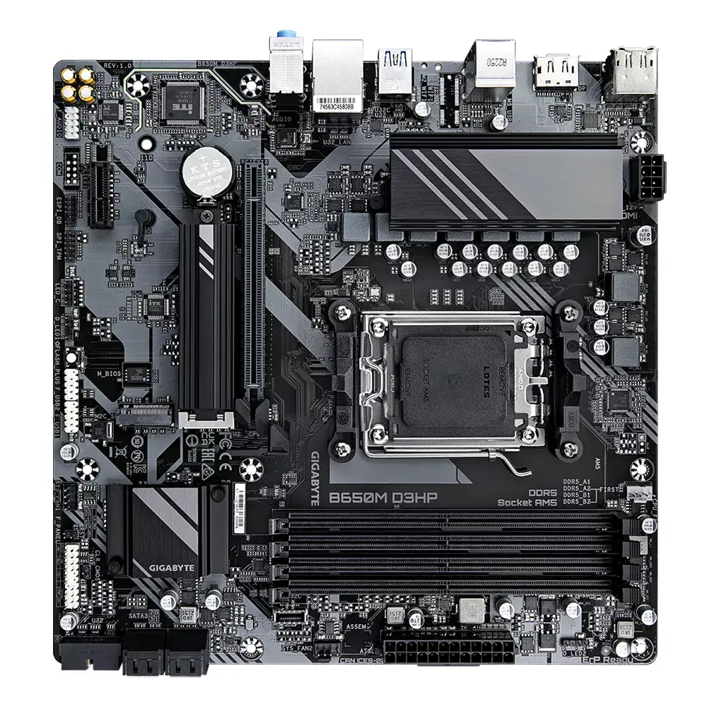 Pamatplate GIGABYTE B650M D3HP, B650M Photo 4