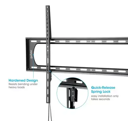Manhattan TV & Monitor Mount Wall Low Profile Fixed Photo 5