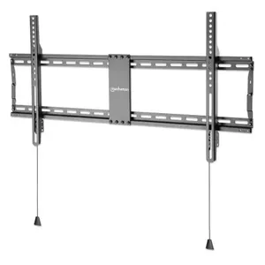Manhattan TV & Monitor Mount Wall Low Profile Fixed 43-100" Black VESA 200x200 to 800x400mm Max 70kg