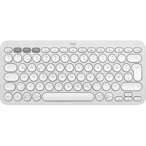 Клавиатура Logitech Pebble Keys 2 K380s Беспроводная Bluetooth QWERTZ Немецкая Белая