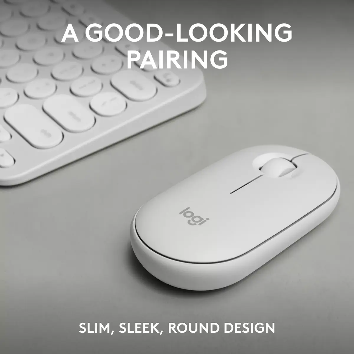 Wireless Keyboard and Mouse Combo Pebble 2 Photo 2