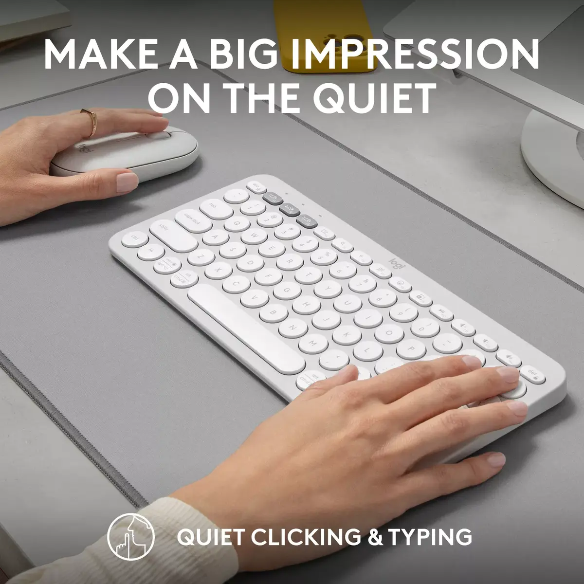 Wireless Keyboard and Mouse Combo Pebble 2 Photo 8