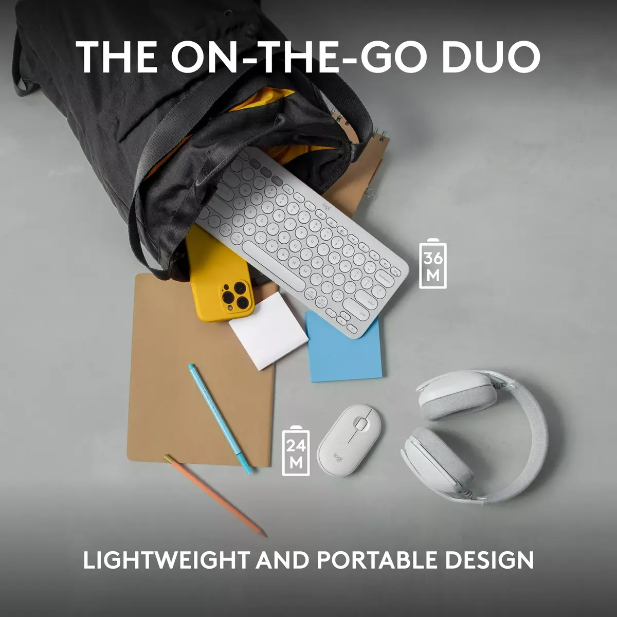 Wireless Keyboard and Mouse Combo Pebble 2 Photo 9