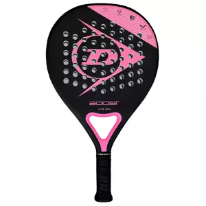 Tenisa rakete Dunlop BOOST LITE 2.0 350g Round SOFT-EVA professional(woman) black/pink