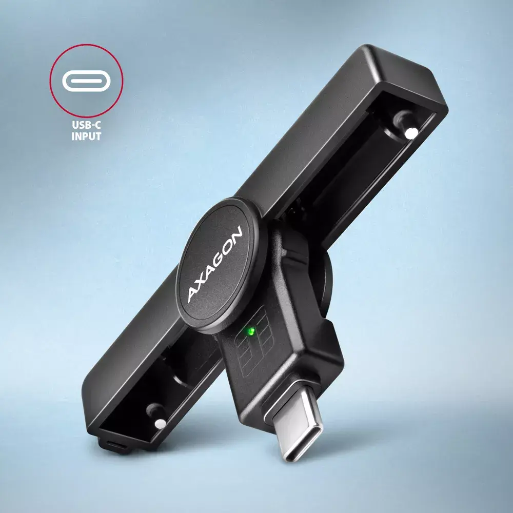 Считыватель смарт-карт Axagon CRE-SMPC USB-C Photo 4