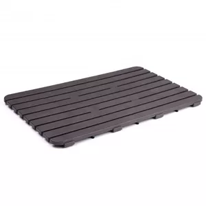Shower tray TATAY 155530100 80x50 cm brown - rectangular low-profile shower base