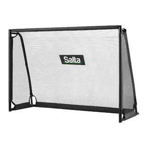 Brīvi stāvošas futbola vārti Salta 5123 bērniem melni 180x60x120 cm