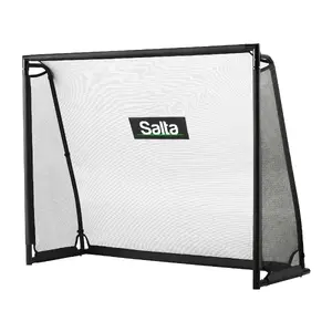 Brīvi stāvošas futbola vārti Salta 5125 bērniem melni 220x80x170 cm