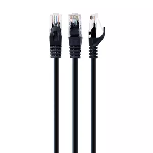 Networking cable Gembird PP6U-1.5M/BK RJ-45 Cat6 1.5m Black