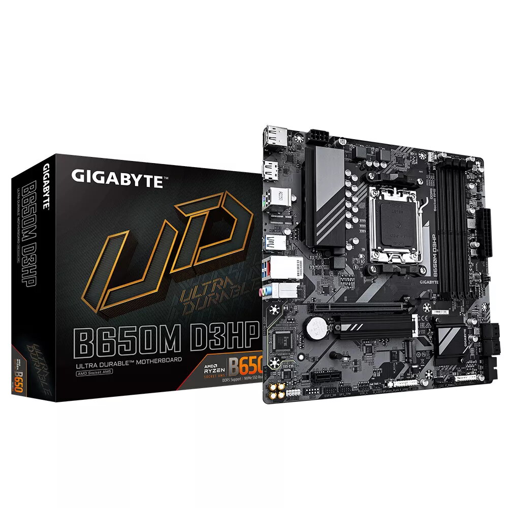 Mātesplate GIGABYTE B650M D3HP AMD Ryzen