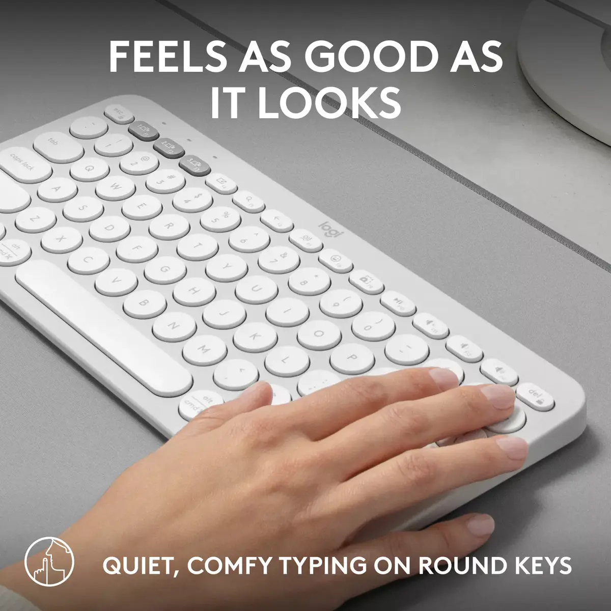 Logitech Pebble Keys 2 K380s kompakta mini tastatūra Photo 6