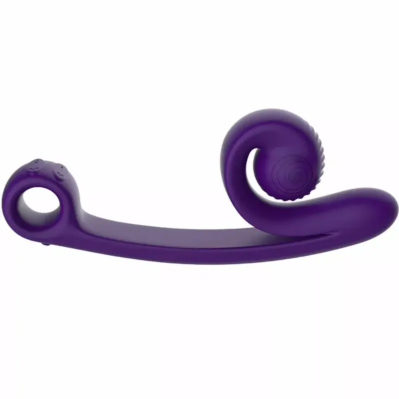 Вибратор Snail Vibe SVibe Curve — силикон, двойные моторы Photo 2