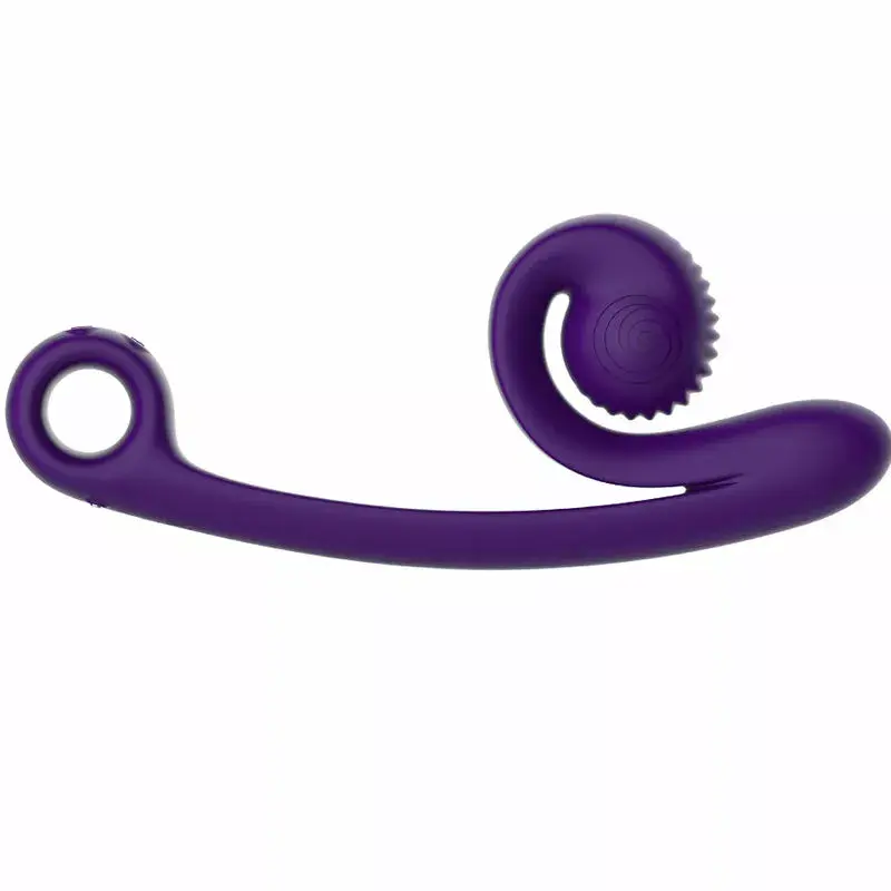 Вибратор Snail Vibe SVibe Curve — силикон, двойные моторы Photo 3
