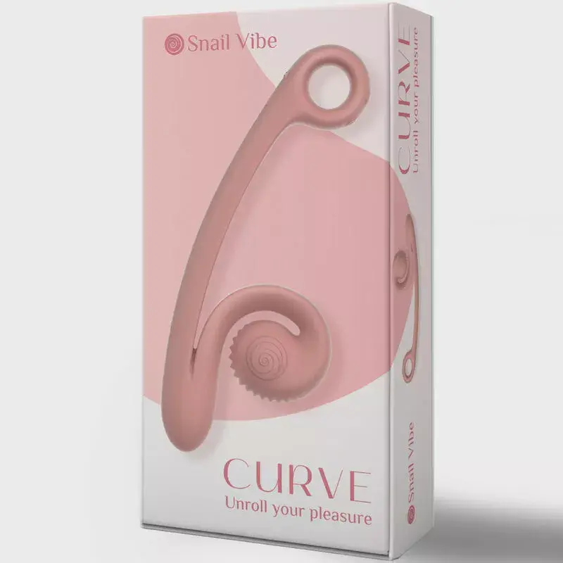 Вибратор Snail Vibe SVibe Curve — силикон, 24 см Photo 4