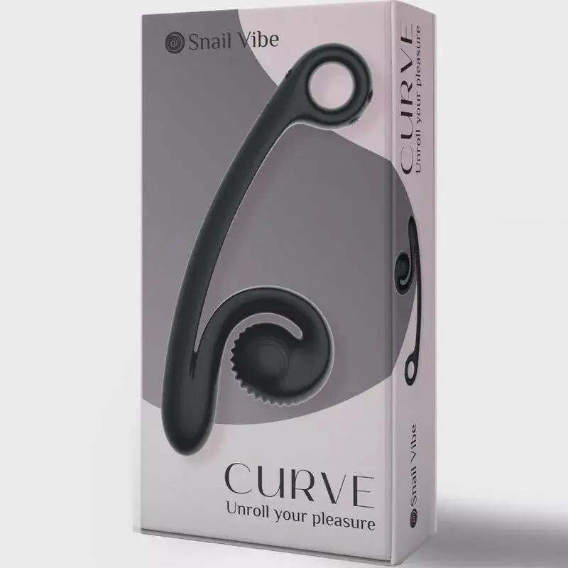Вибратор Snail Vibe SVibe Curve — двойной мотор, силикон Photo 4