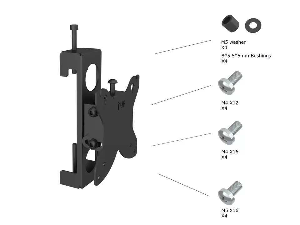 Kronšteins Multibrackets M Pro Series Monitoru stiprinājums Flex Pro 75/100 Photo 4