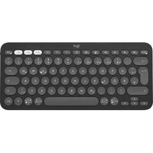 Klaviatūra Logitech Pebble Keys 2 K380s Bezvadu Bluetooth QWERTZ Vācu