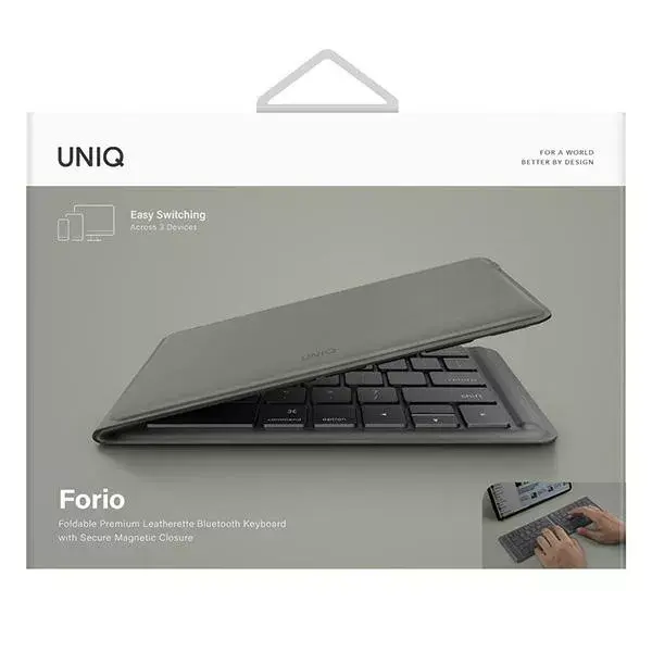 Складная Bluetooth-клавиатура Uniq Forio Lichen Green Photo 2