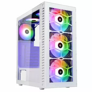 PC Case Kolink OBSERVATORY HF GLASS WHITE ARGB Midi Tower