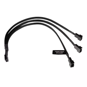 RGB splitter cable Alphacool 18680 Black 300 mm
