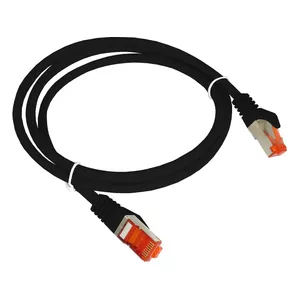 Network patch cable Alantec KKS6CZA3.0 — Cat6 F/UTP (FTP), RJ-45 to RJ-45, 3 m, black