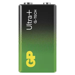 Батарея GP 9V Ultra Plus 6LF22, 9В алкалиновая, 1 шт.